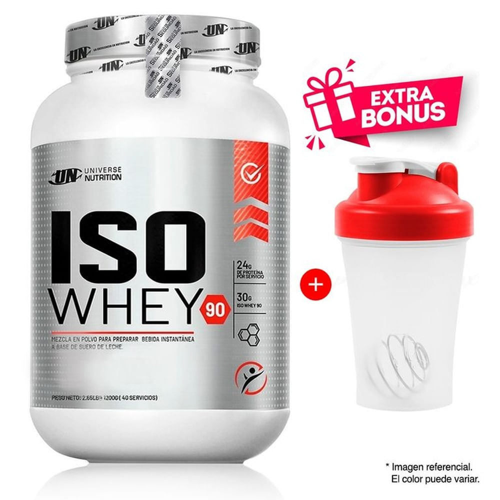 Iso Whey 90 1100 Gr / 1.1 Kg - Un Chocolate + SHAKER