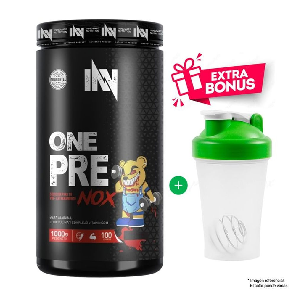 One Pre Nox 1 kg pre entreno inn mora + tomatodo
