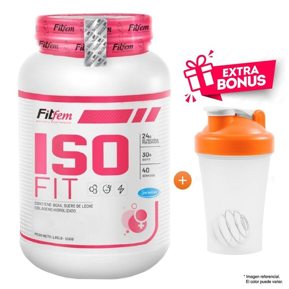 PROTEÍNA ISOLATADA ISOFIT 1100 GRAMOS FITFEM CHOCOLATE
