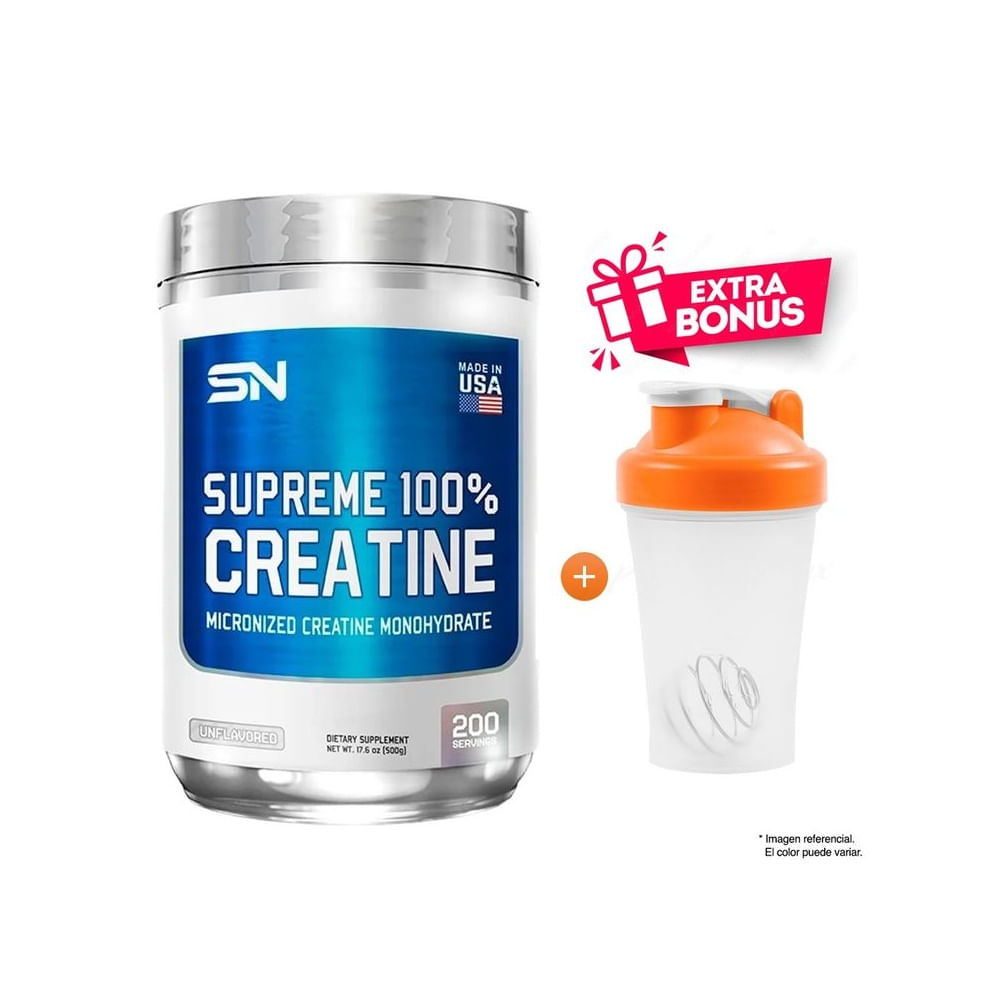 AMINOÁCIDO CREATINA MONOHIDRATADA 500GR SUPREME NUTRITION