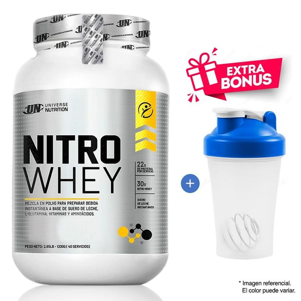 NITRO WHEY 1.1 KG CHOCOLATE MÁS SHAKER