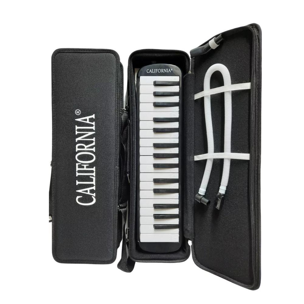 Melódica California 32 Teclas con Estuche Rígido - NEGRO