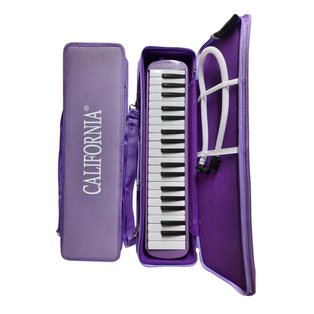 Melódica California 37 Teclas con Estuche Rígido - LILA