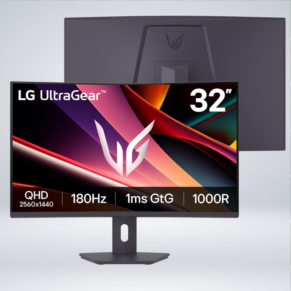 MONITOR GAMER CURVO 32G600A ULTRAGEAR G6 QHD 32 pulgadas 180hz 1ms 1000R HDR10 AMDfreesync