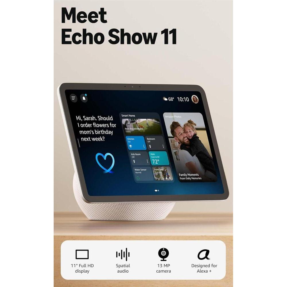 Pantalla Inteligente Amazon Echo Show 11 Blanco