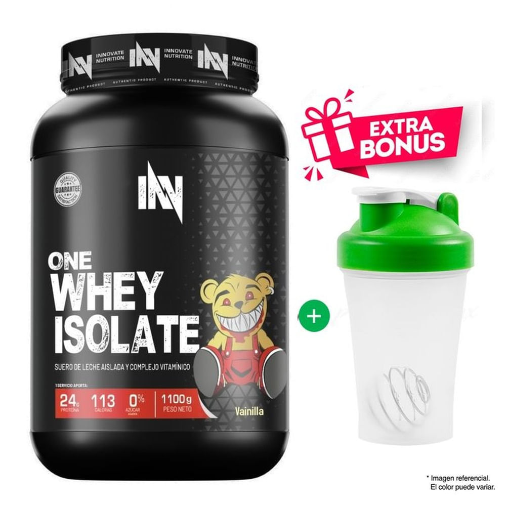 ONE WHEY ISOLATE 1100gr - INN PROTEÍNA ISOLATADA VAINILLA