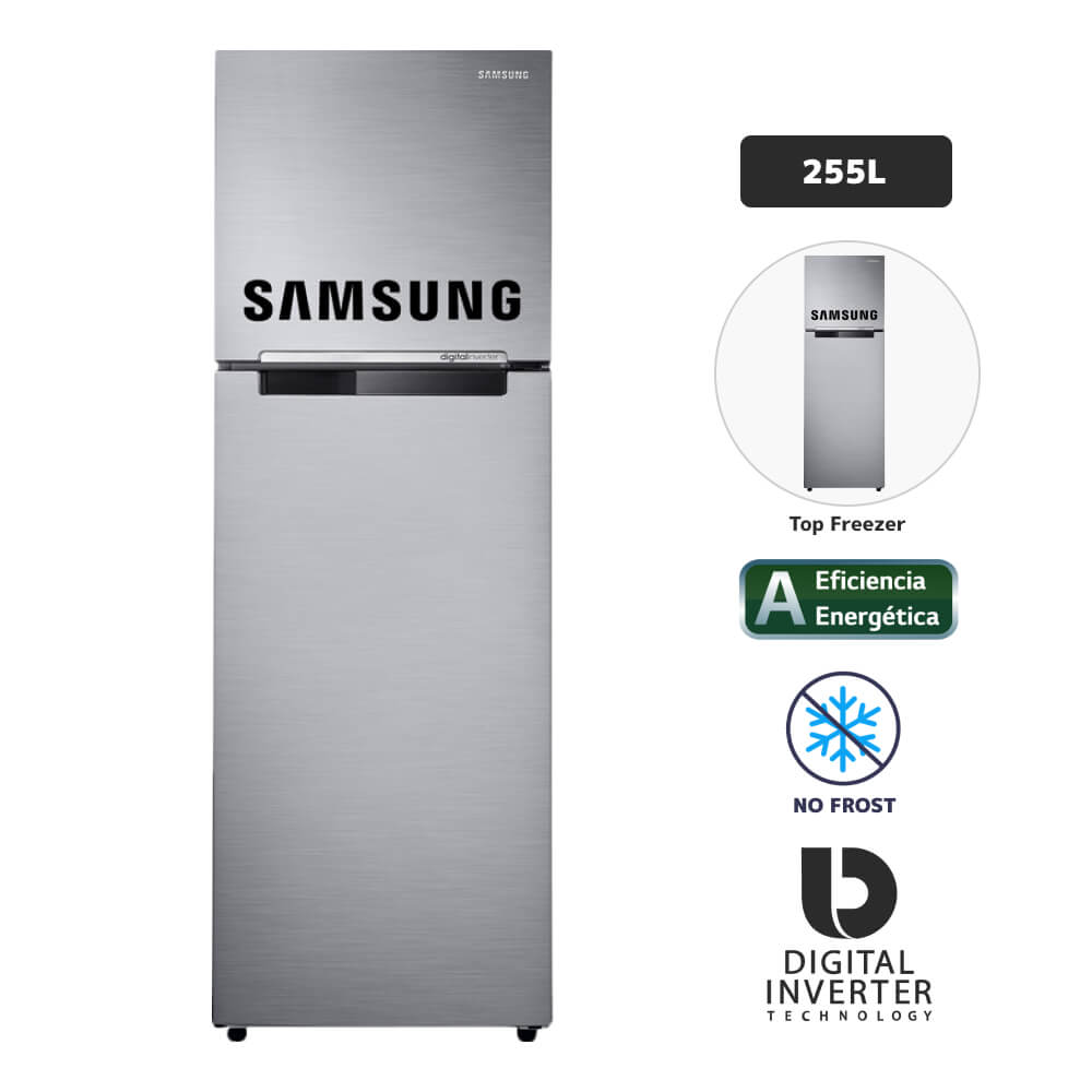 Refrigeradora SAMSUNG All Around Cooling 255Lt Plata RT25FARADS8 Refrigeradora SAMSUNG All Around Cooling 255Lt Plata RT25FARADS8