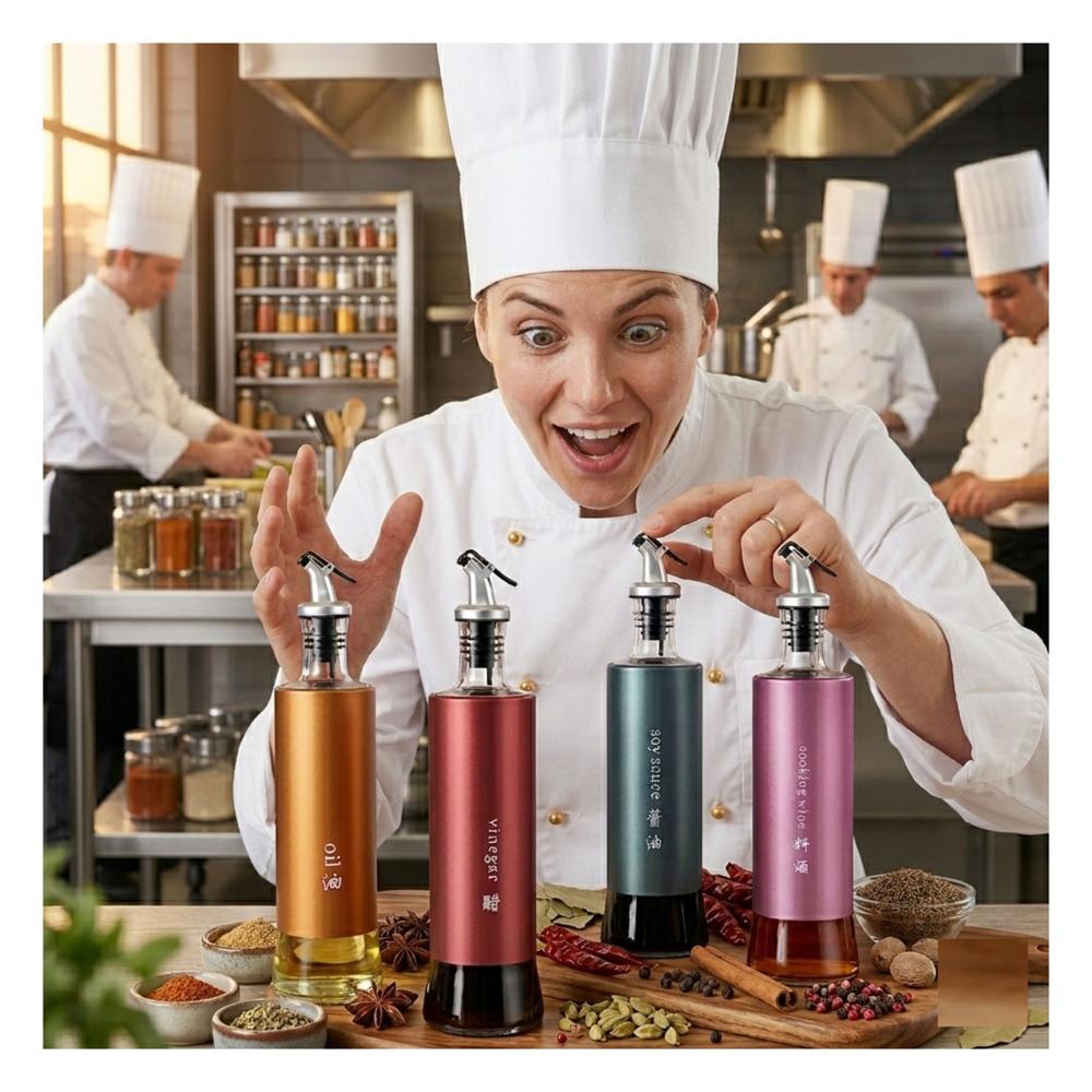 Combo x 4 Envases de Vidrio Multiusos