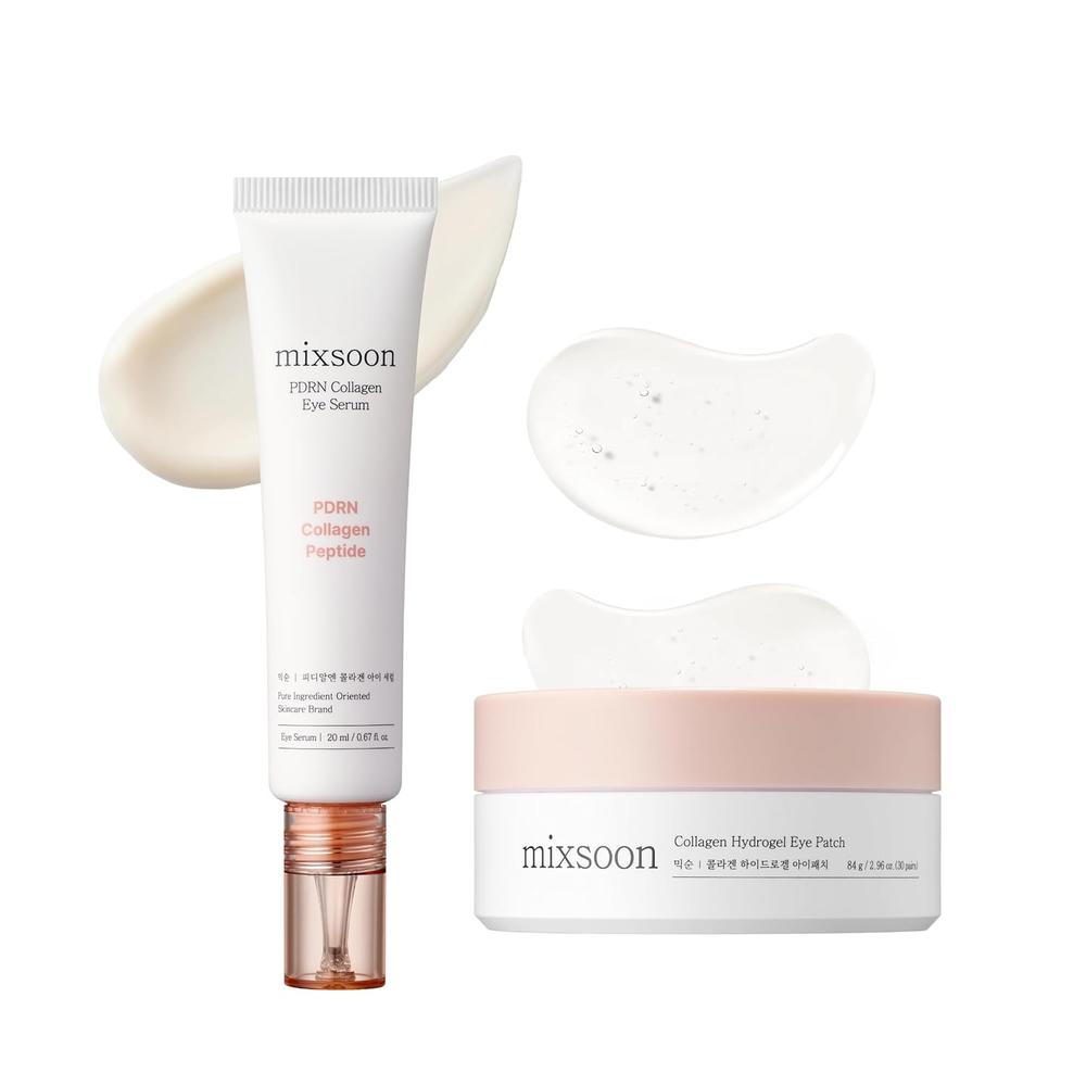 SET CONTORNO DE OJOS MIXSOON COLÁGENO 20 ML & PARCHES HIDROGEL 30 PARES