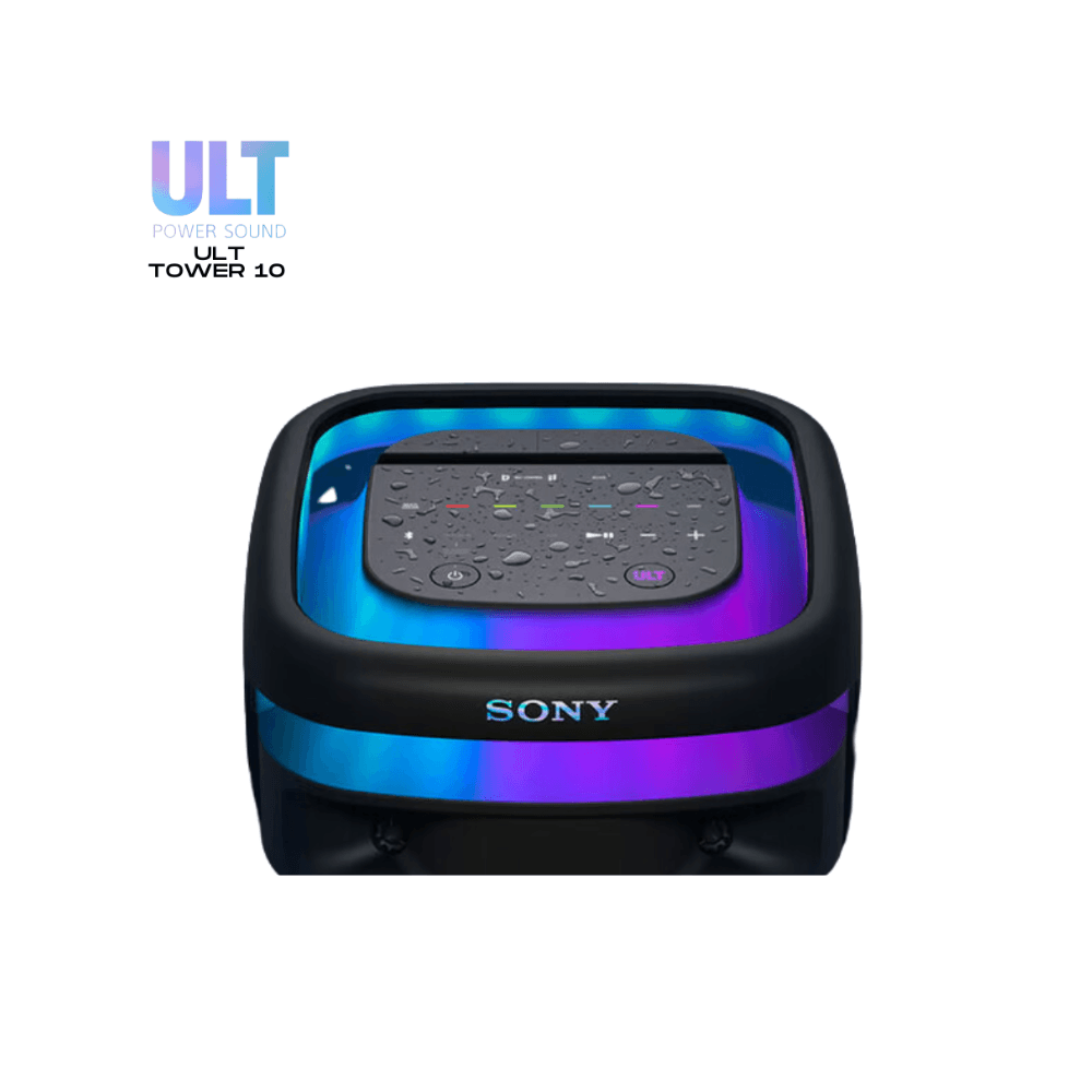 Sony ULT Tower 10 Bluetooth Parlante con Panel táctil y Luces 360
