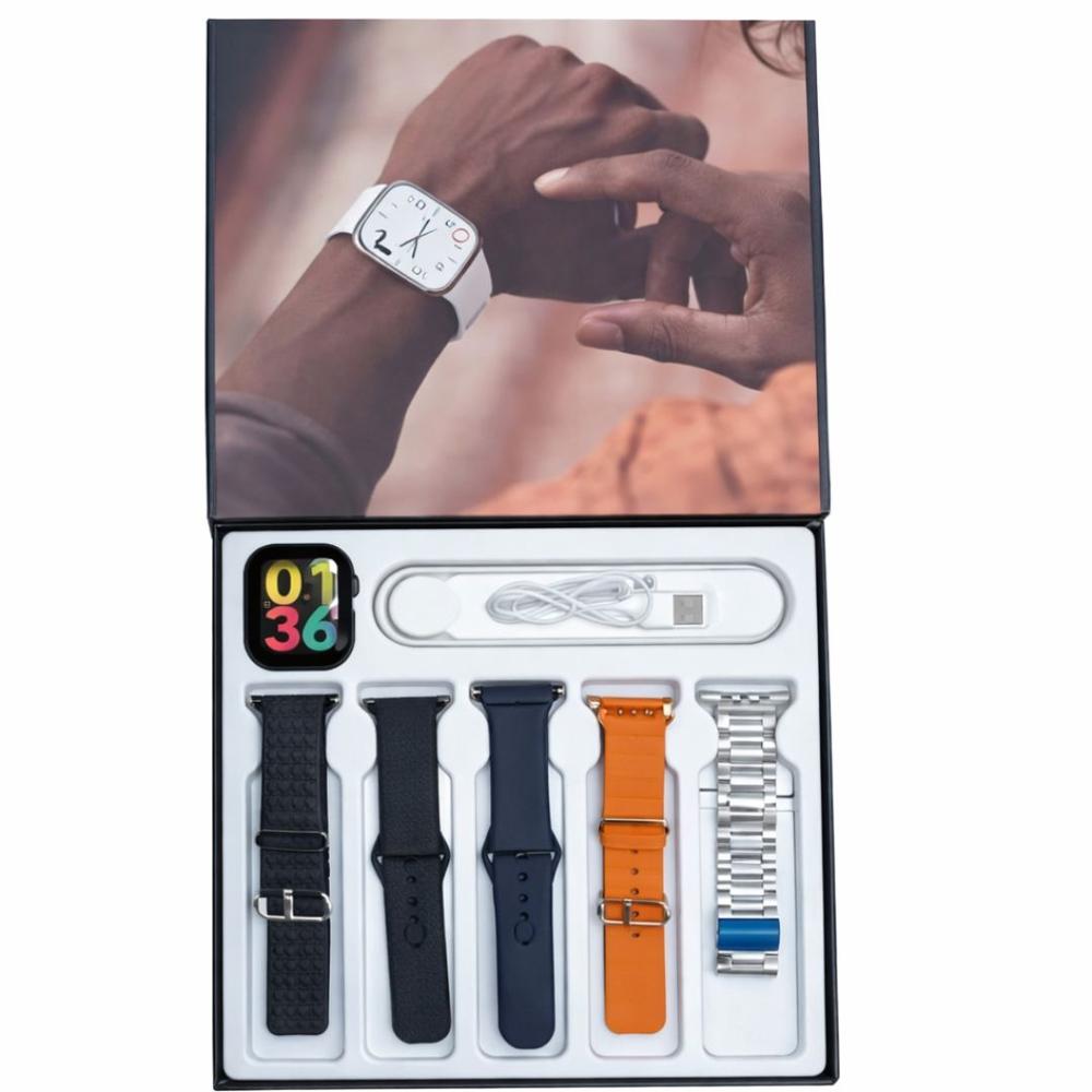 Smarth Watch Reloj Mka9 Max Juego 5 Correas Multicolor