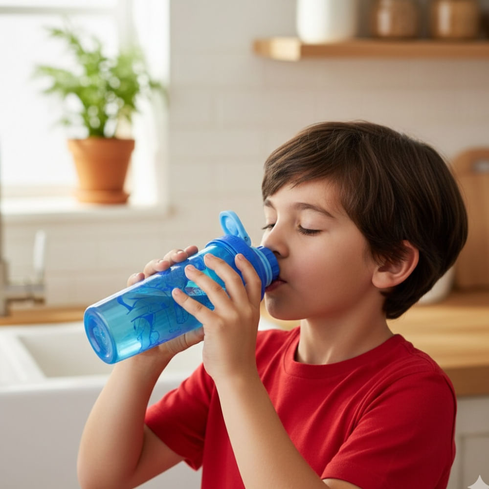 Tomatodo Acrílico Shaker de Superhéroe Envase Azul 800 ml