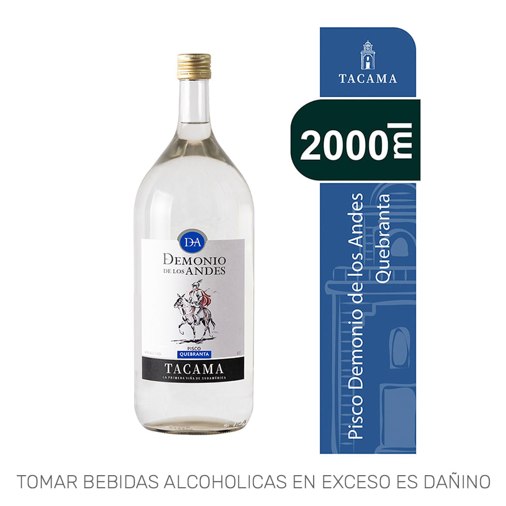 Pisco Tacama TARDEO Quebranta Burdeos Botella 2L