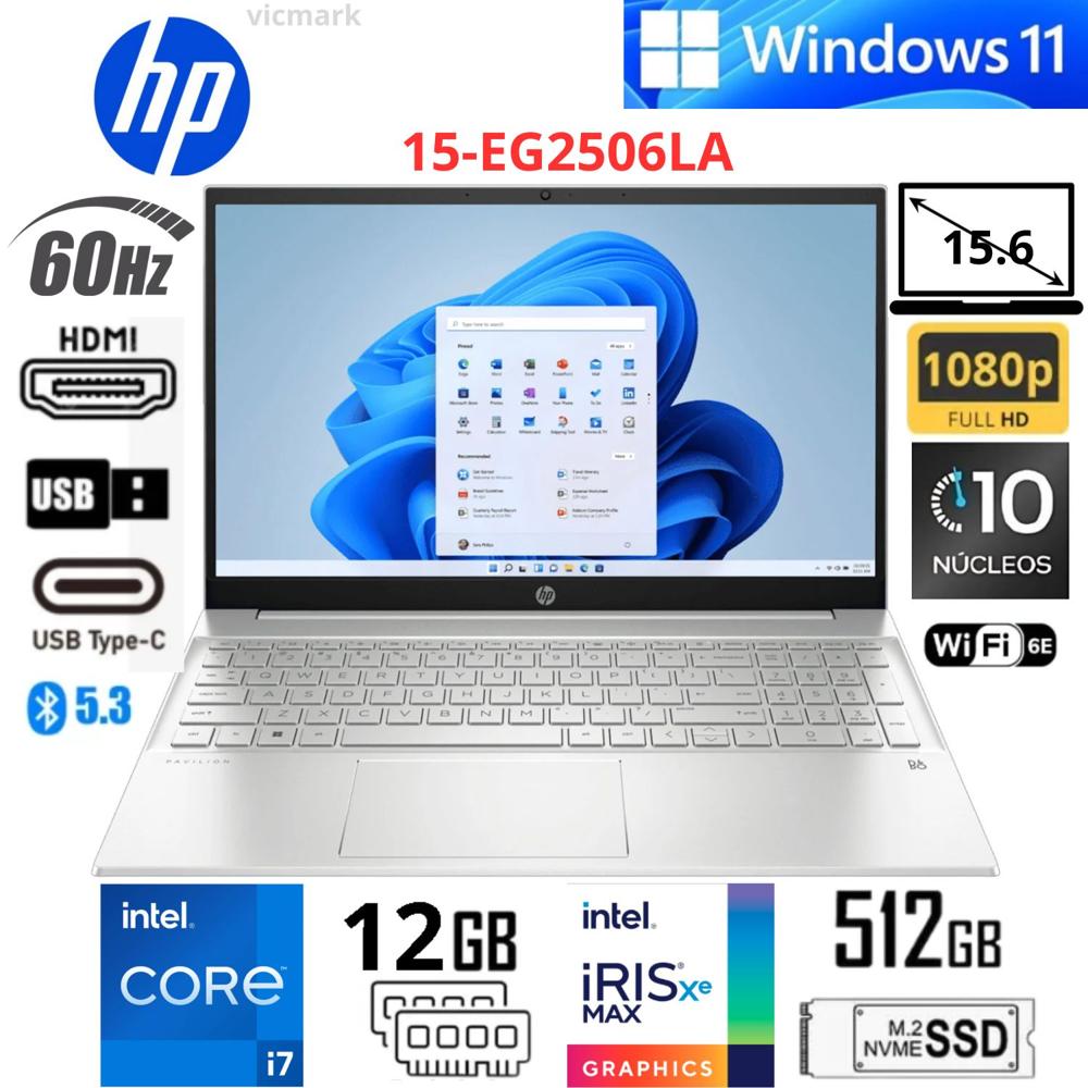 HP Pavilion 15-eg2506la FHD i7-1255U 12GB 512GB SSD Win11