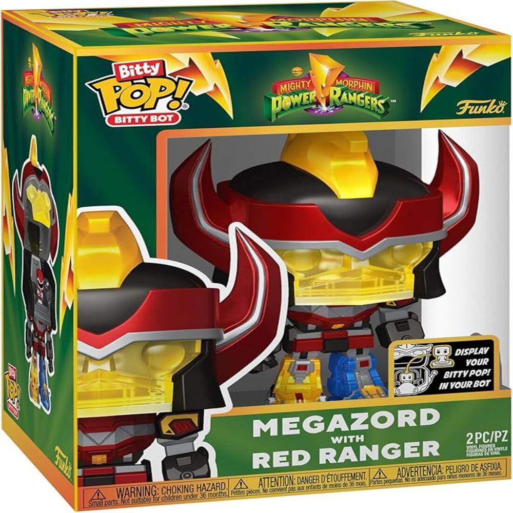 Funko Power Rangers Megazord con Red Ranger Bitty Pop - Oechsle