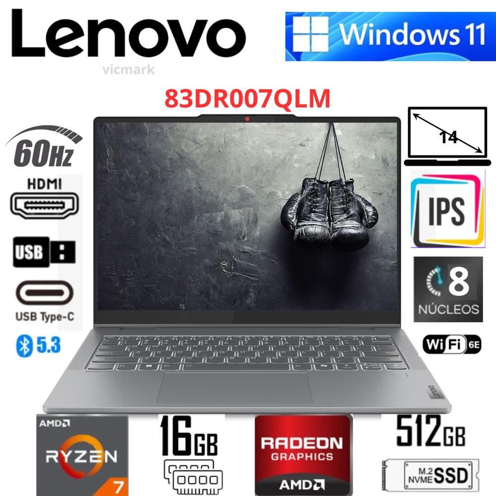 Lenovo IdeaPad 5 2-in-1 14AHP9 WUXGA Ryzen 7 8845HS 16GB 512GB SSD