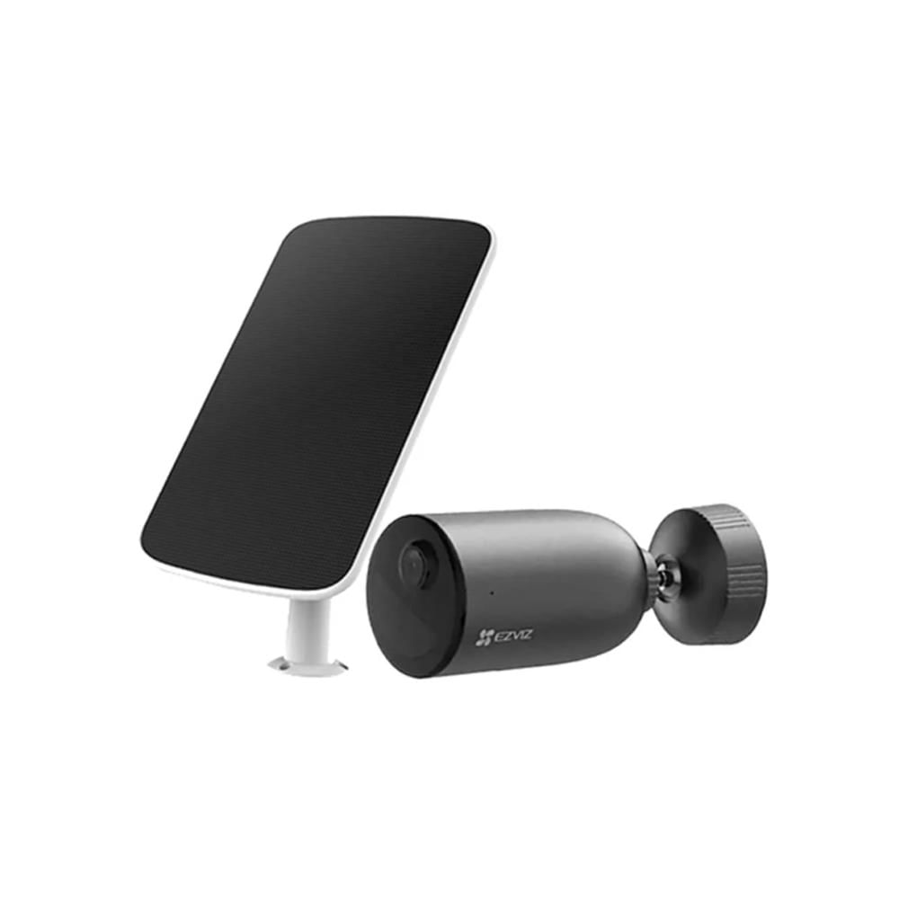 Cámara de Seguridad-Ezviz-Eb3+ Panel Solar 4g (3mp)-Negro