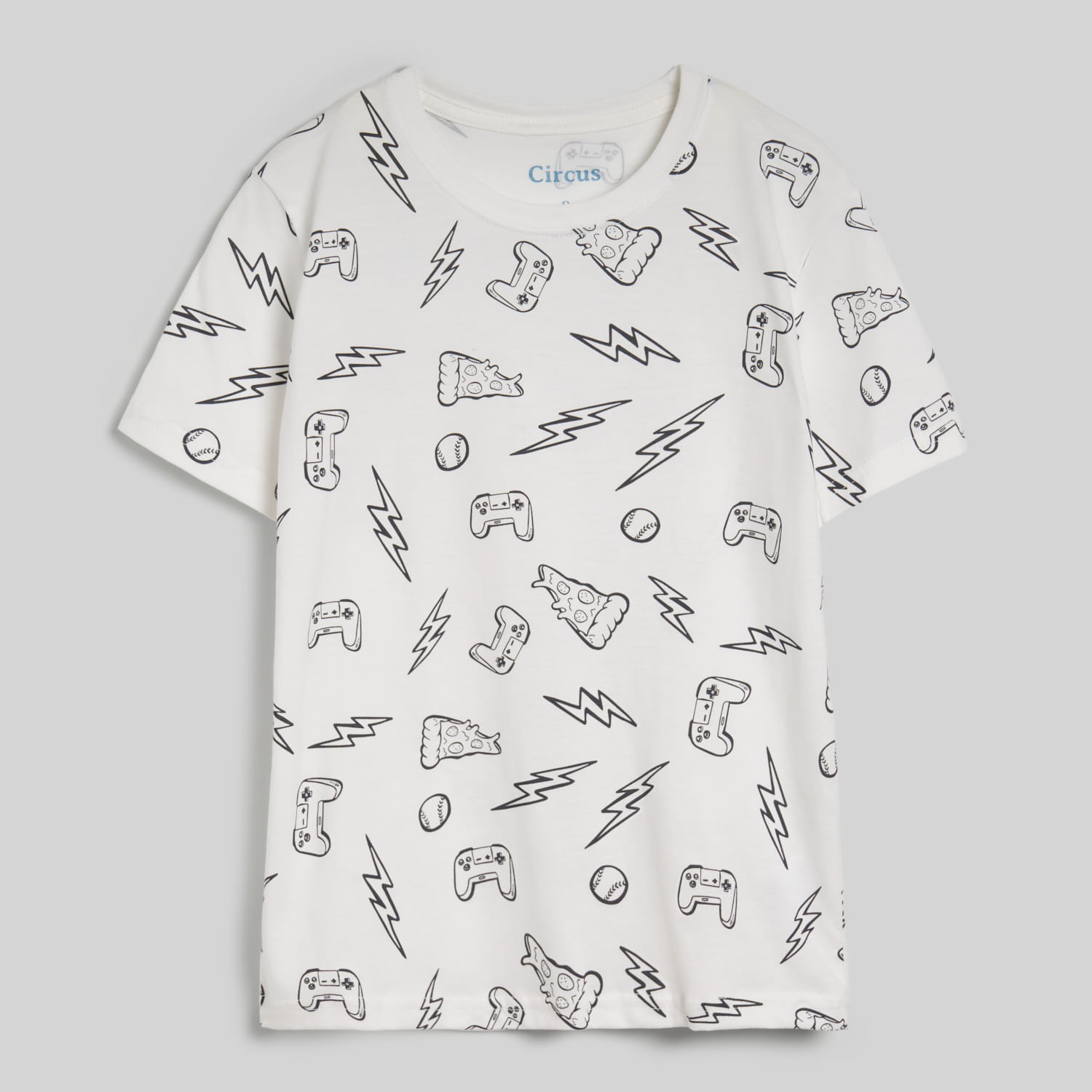 Polo Manga Corta Para Niño Aop Circus