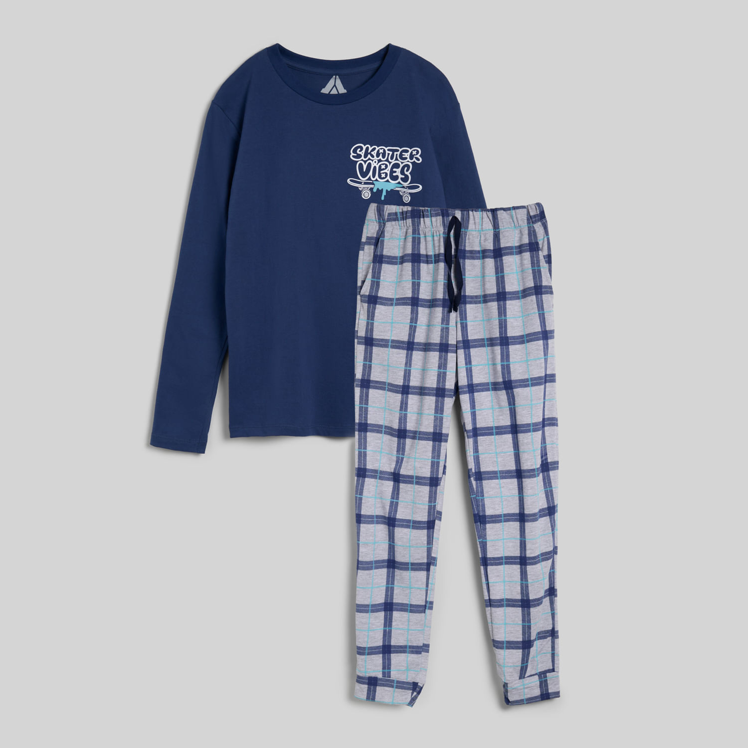 Set Pijama Para Teen Niño Skater Aereal