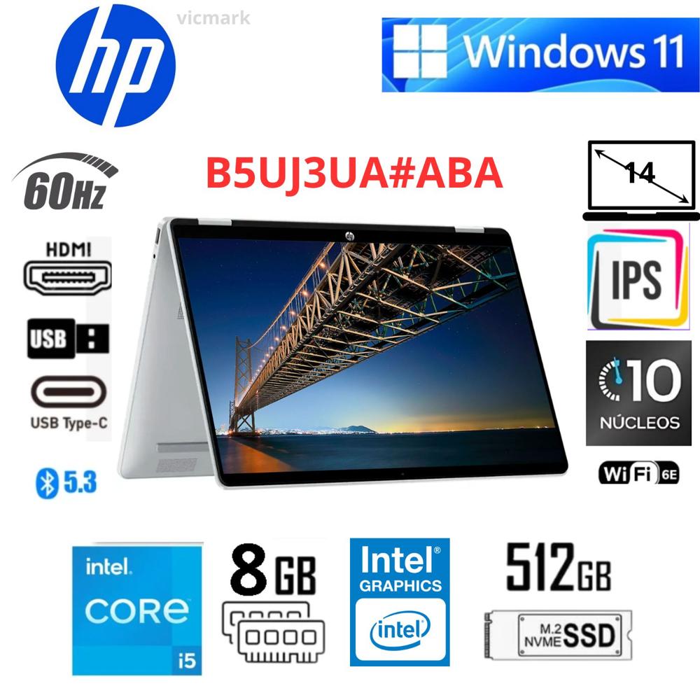 HP OmniBook 5 Flip 14-fp0013dx Intel Core 5 120U 8GB 512GB SSD Touch