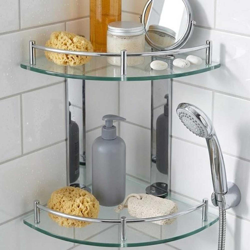 ESQUINERO DOBLE DE VIDRIO