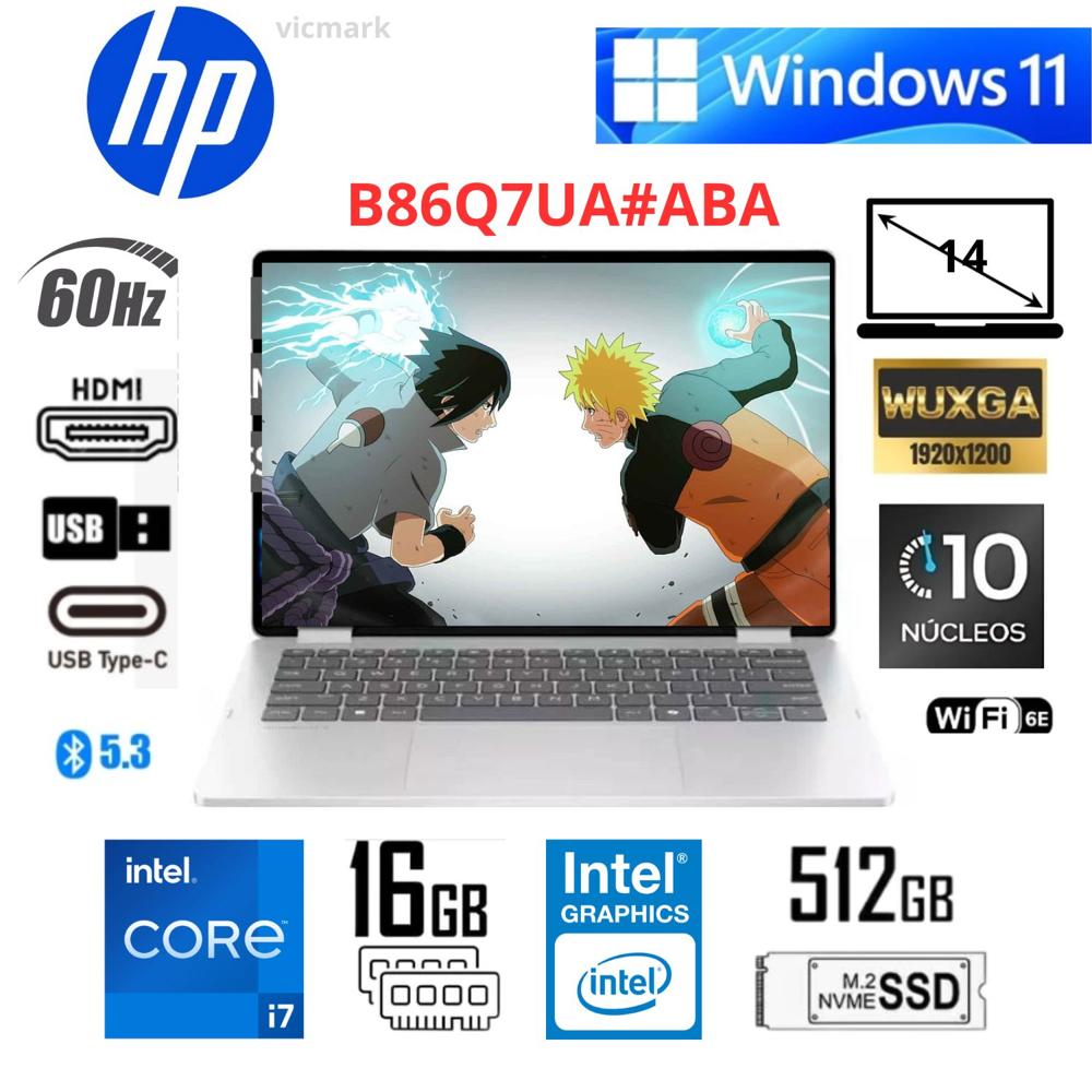 HP OmniBook 5 Flip 14-FP0023DX Intel Core 7 150U 16GB 512GB SSD Táctil