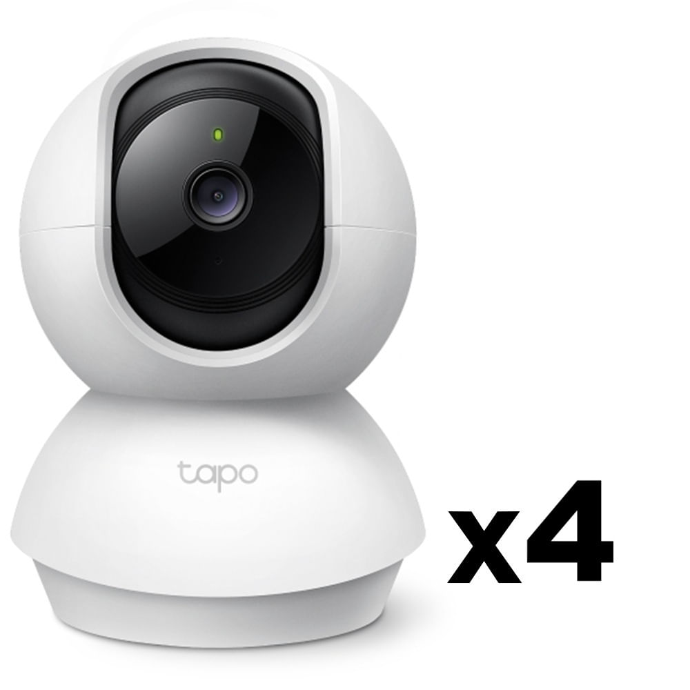 KIT DE 4 CÁMARA DE VIDEOVIGILANCIA INTELIGENTE TP-LINK TAPO C210