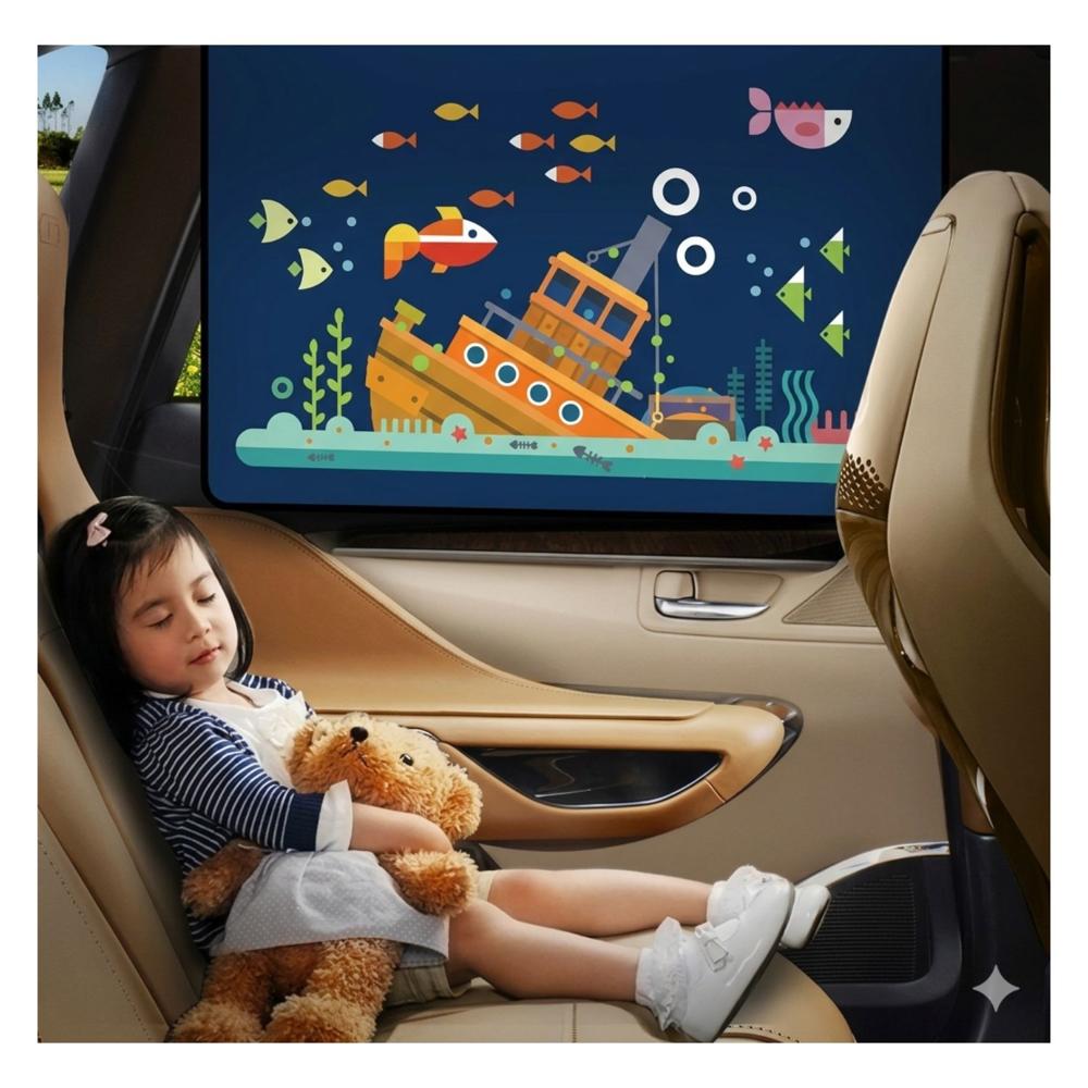 Cortina Parasol Imantado Vehicular B Pack 2 Unds