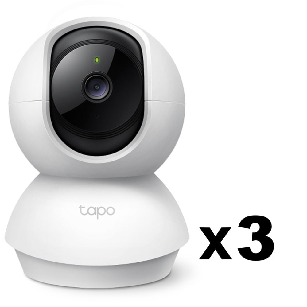 KIT DE 3 CÁMARA DE VIDEOVIGILANCIA INTELIGENTE TP-LINK TAPO C210
