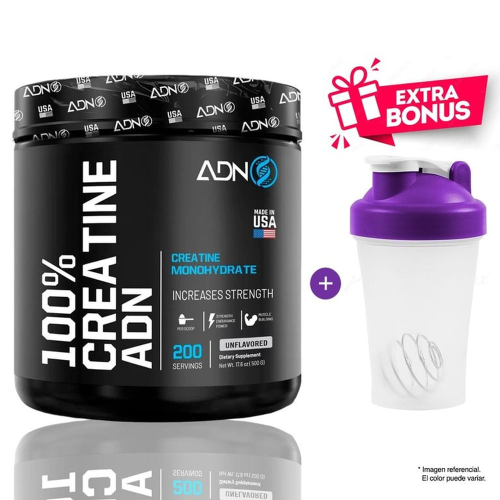 AMINOÁCIDO CREATINA ADN 500 GRAMOS AND NUTRITION
