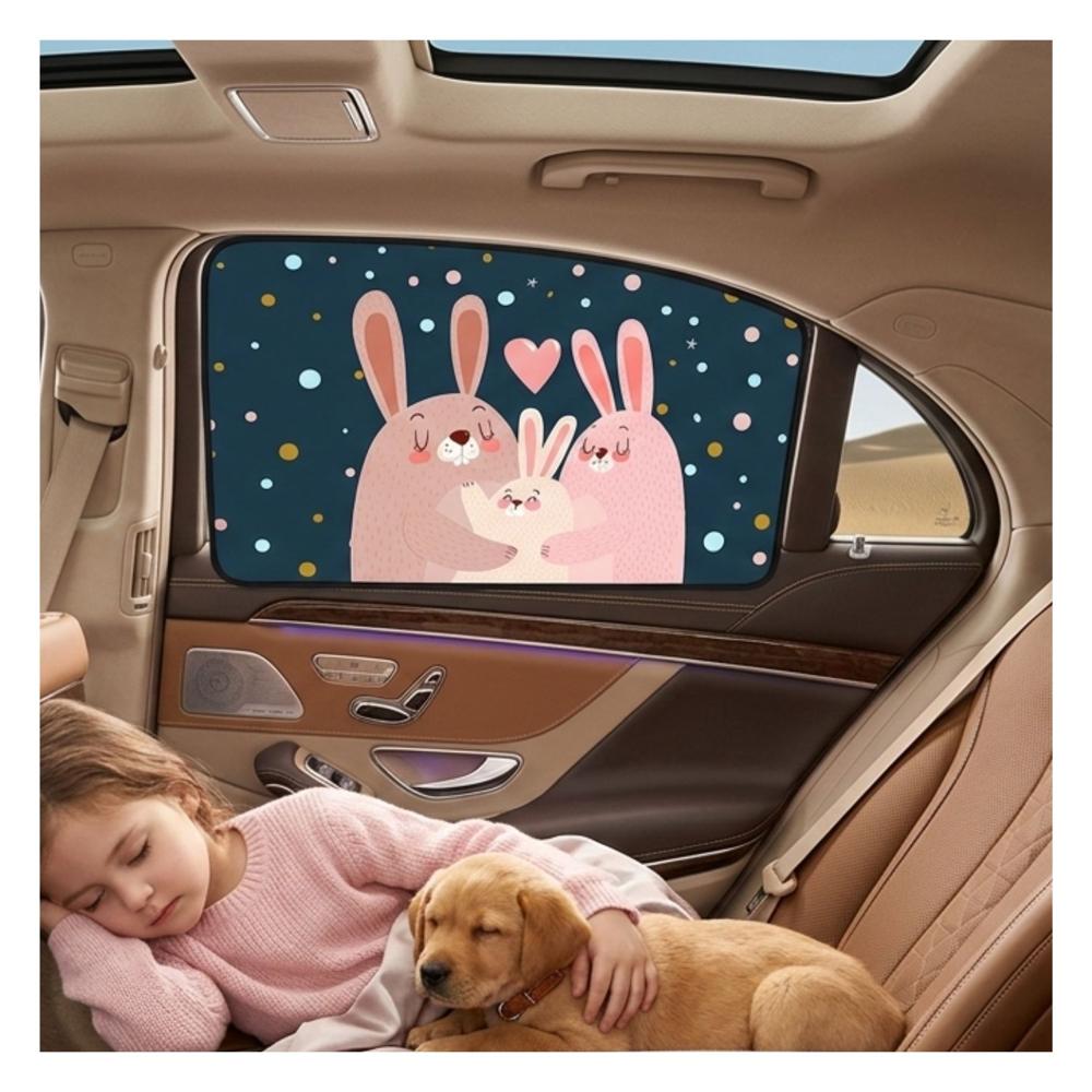 Cortina Parasol Imantado Vehicular C Pack 2 Unds