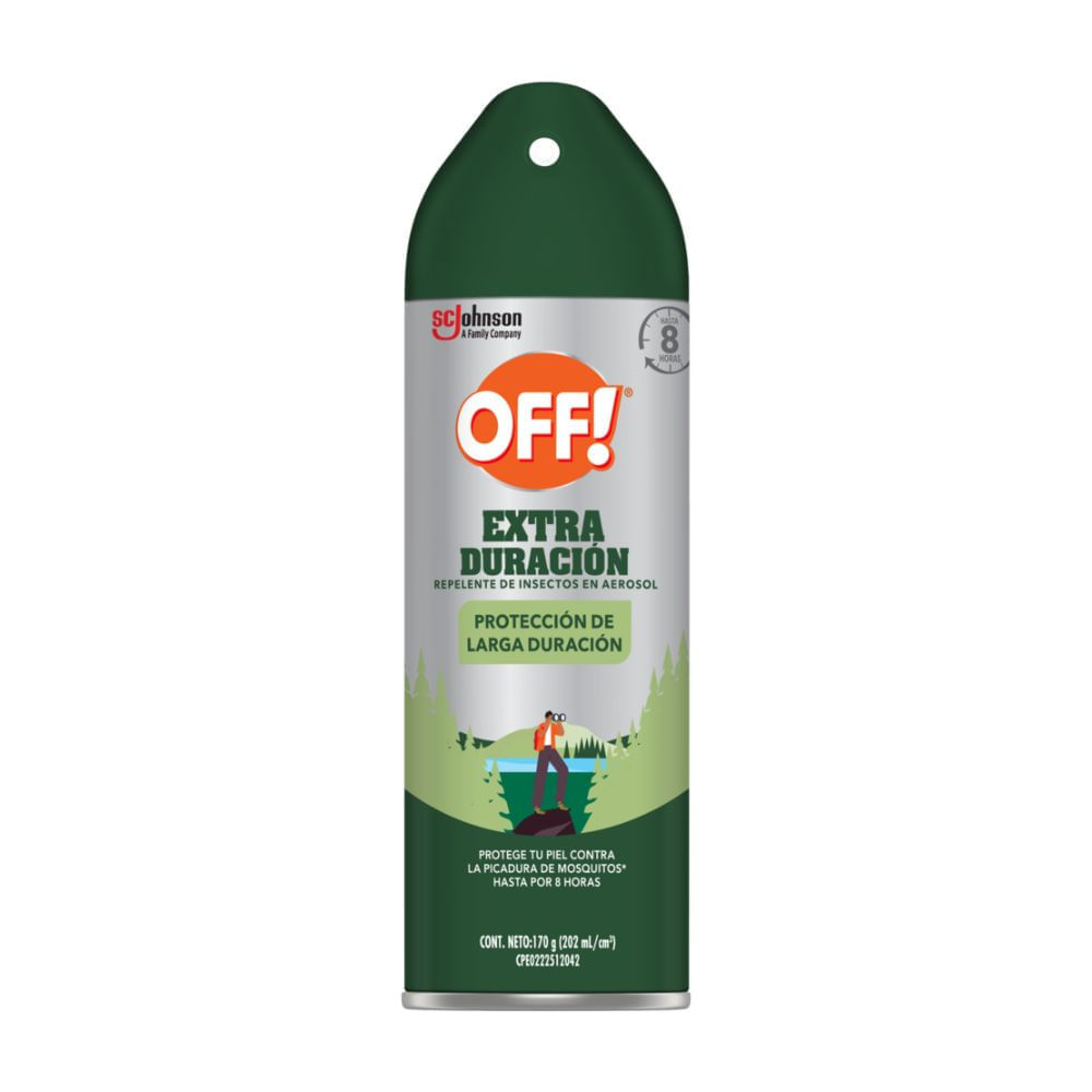 Repelente Off Aerosol extra duracion 170ml Repelente Off Aerosol extra duracion 170ml
