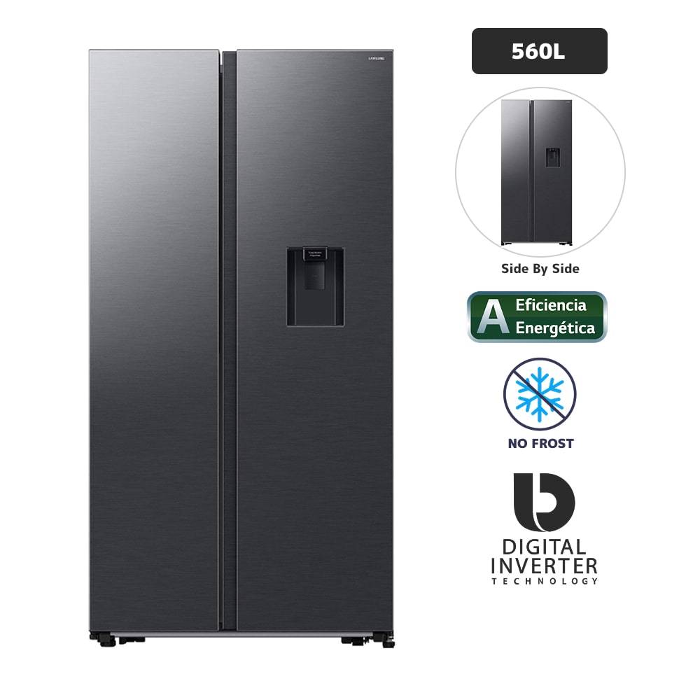 Refrigeradora SAMSUNG 560L No Frost RS57DG4100B4 Negro