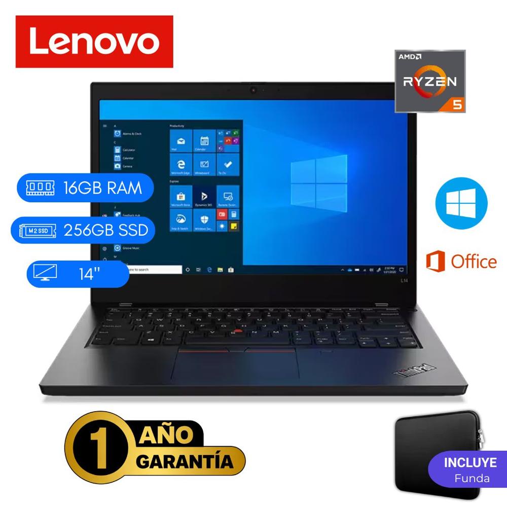LENOVO THINKPAD L14 SEMINUEVO - RYZEN 5 SERIE 5000 -16GB DDR4 -256GB M.2