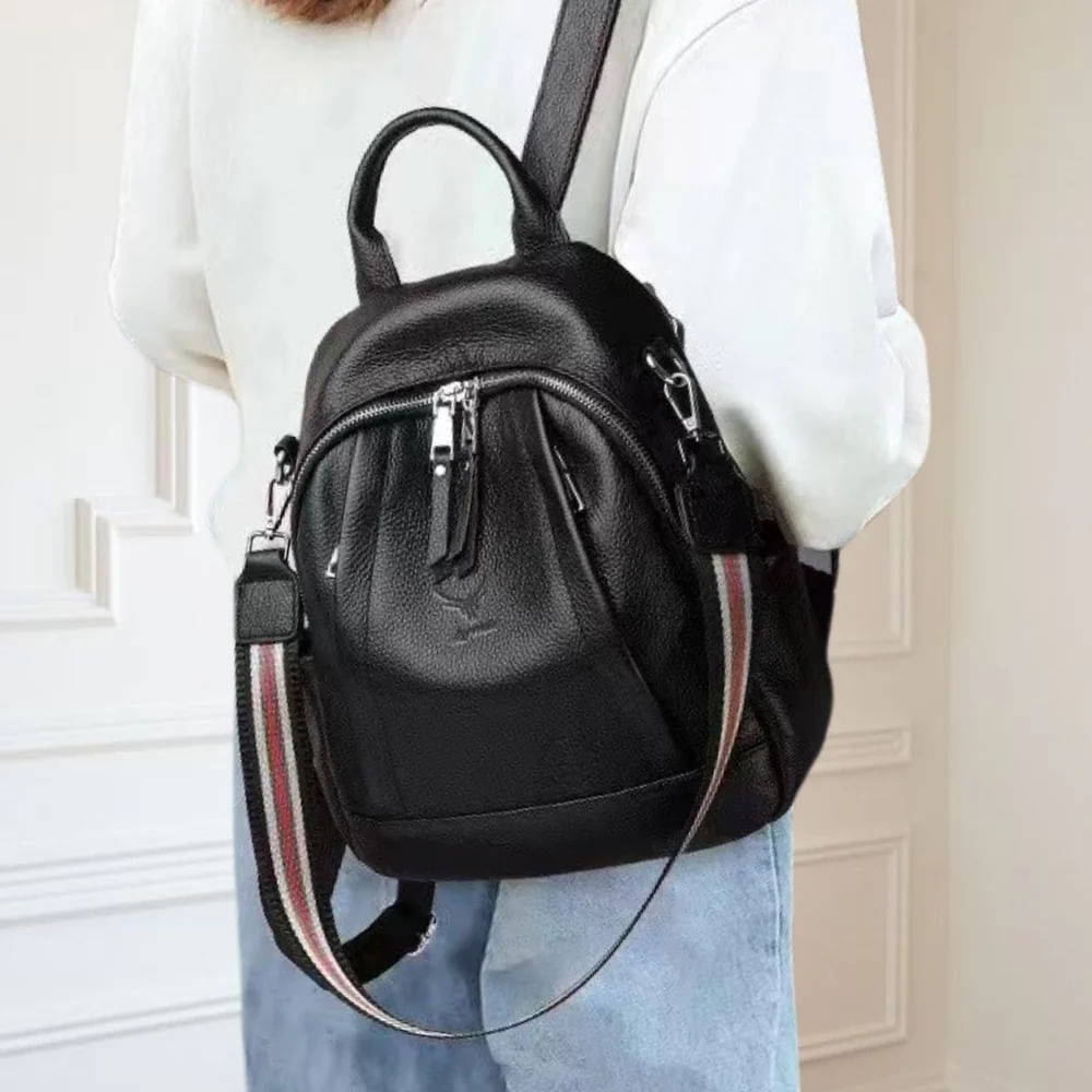 Mochila De Cuero Vacuno Para Mujer FREYA 8069