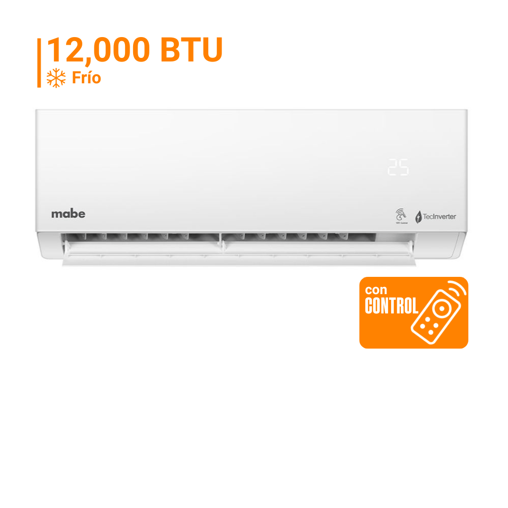Aire Acondicionado Split Inverter Mabe Mmi12Cdbwccbc1 12000 Btu