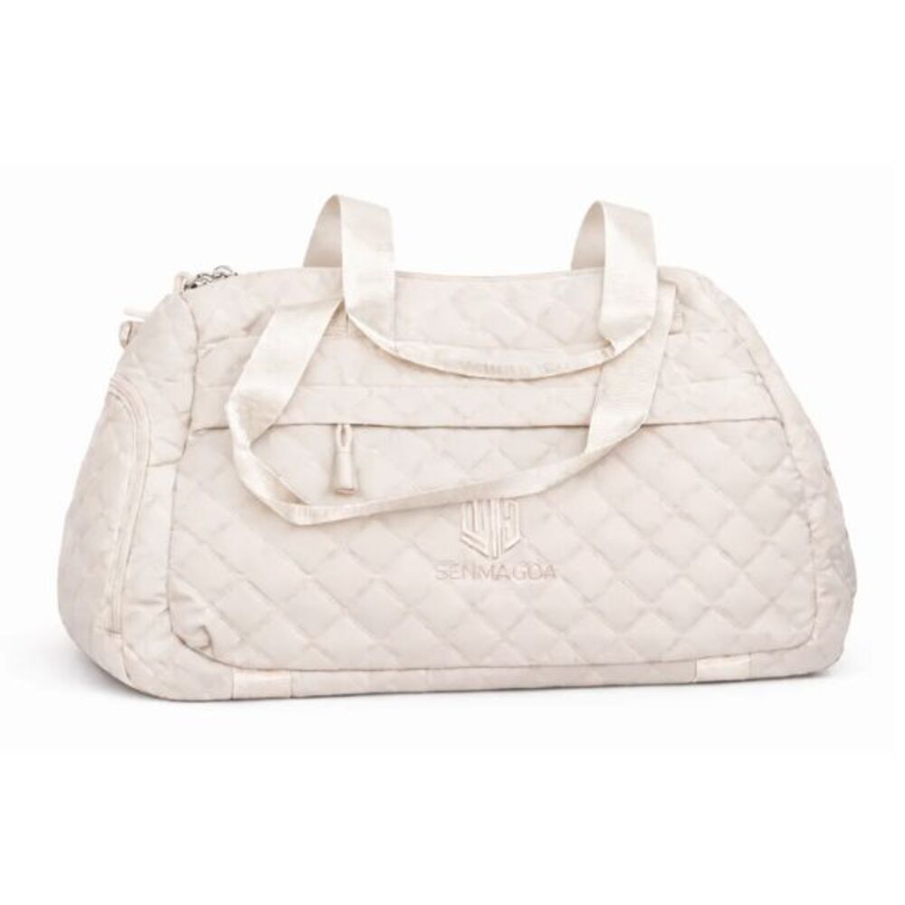 Bolso Deportivo Acolchado Mujer Gimnasio Amplio y Multifuncional Perla