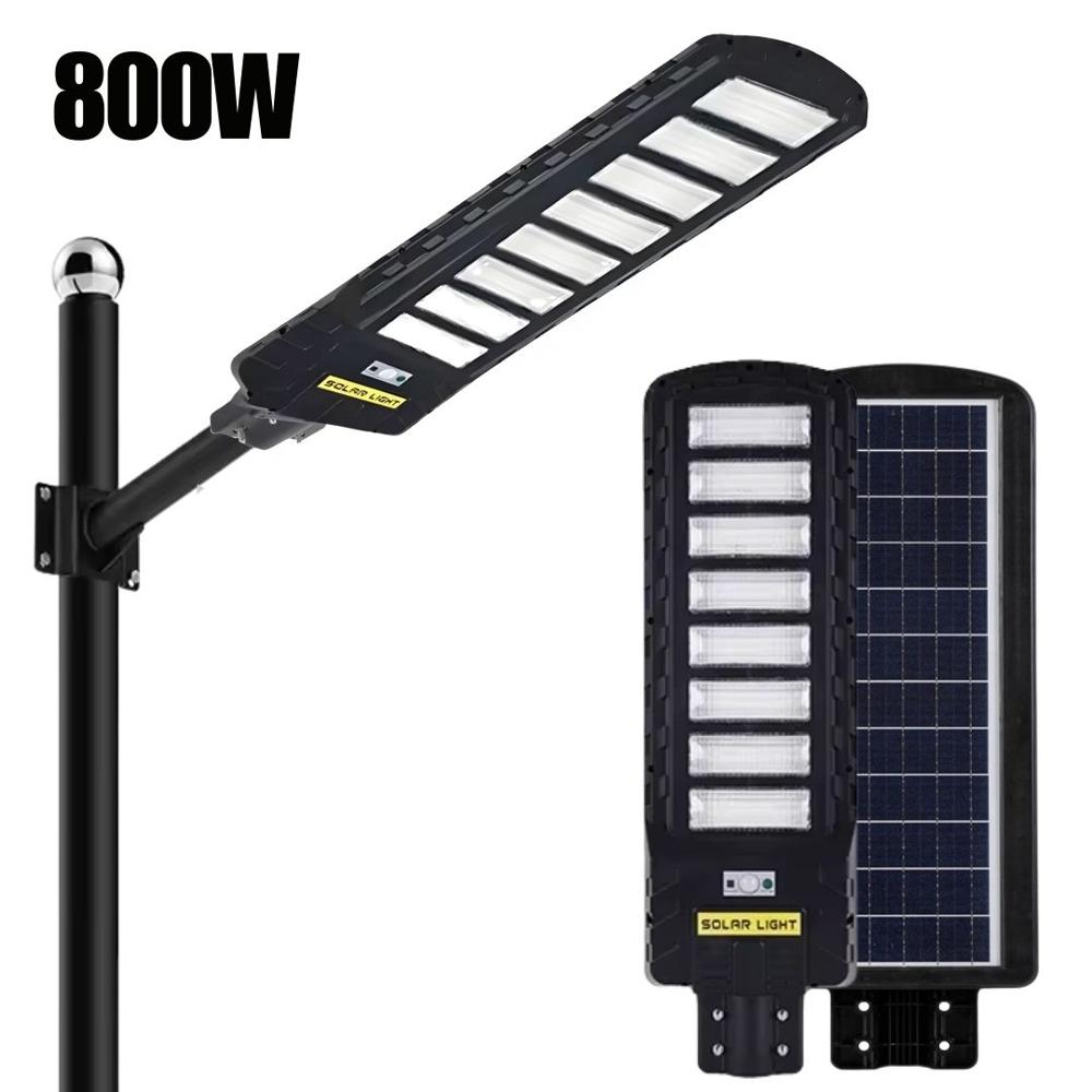 Lámpara con Panel Solar Reflector JORTAN de 800W Impermeable con Control Remoto