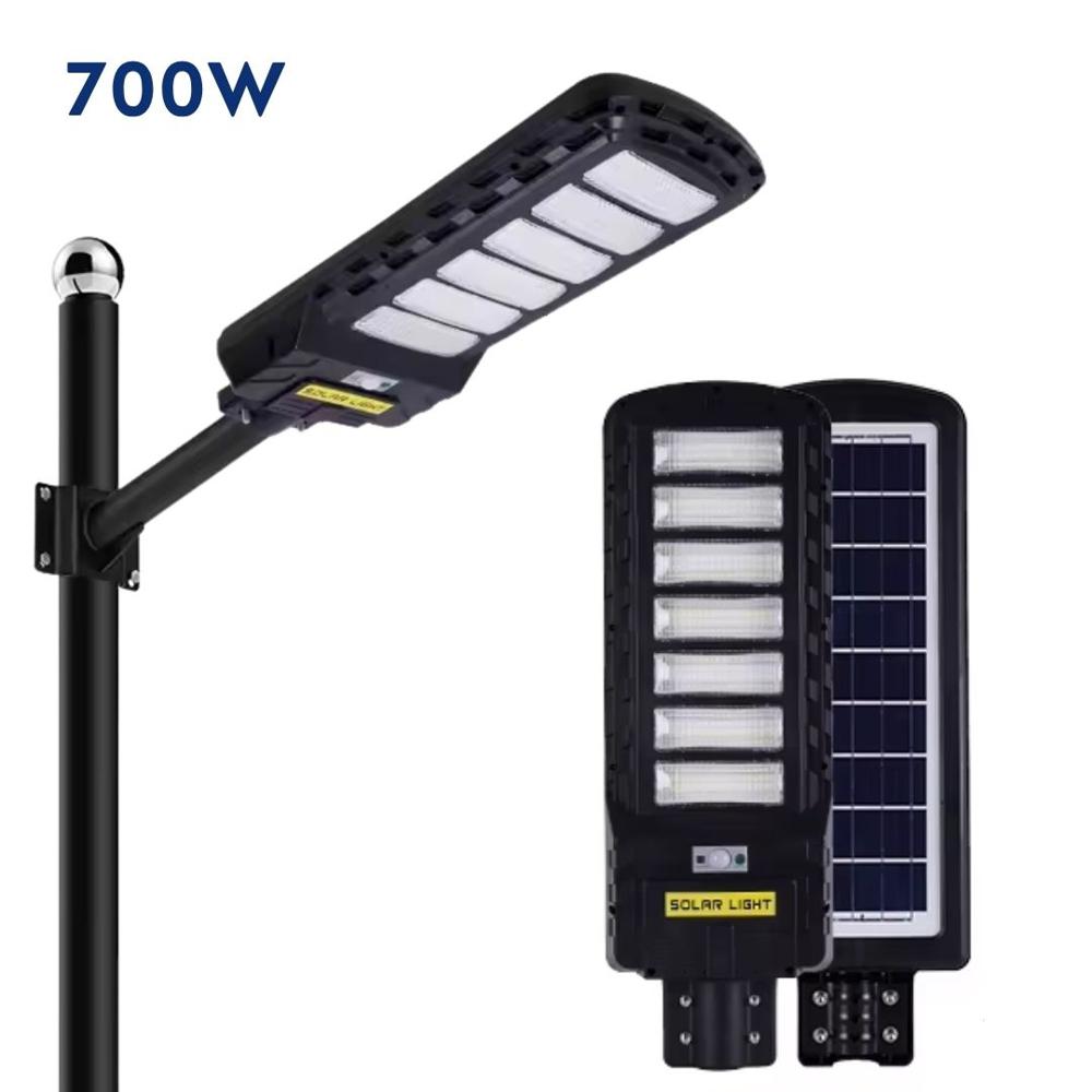 Lámpara con Panel Solar Reflector JORTAN de 700W Impermeable con Control Remoto