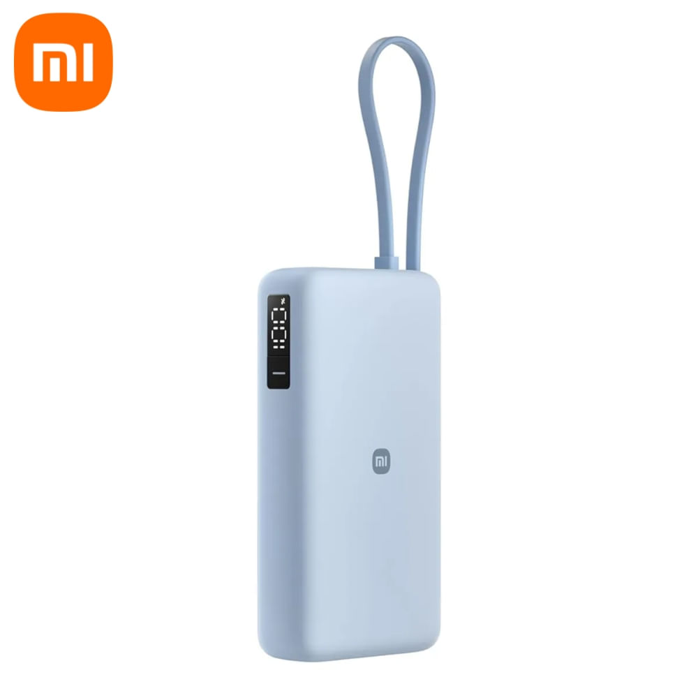 Xiaomi Power Bank 10000mah 67W Azul para celular y laptop