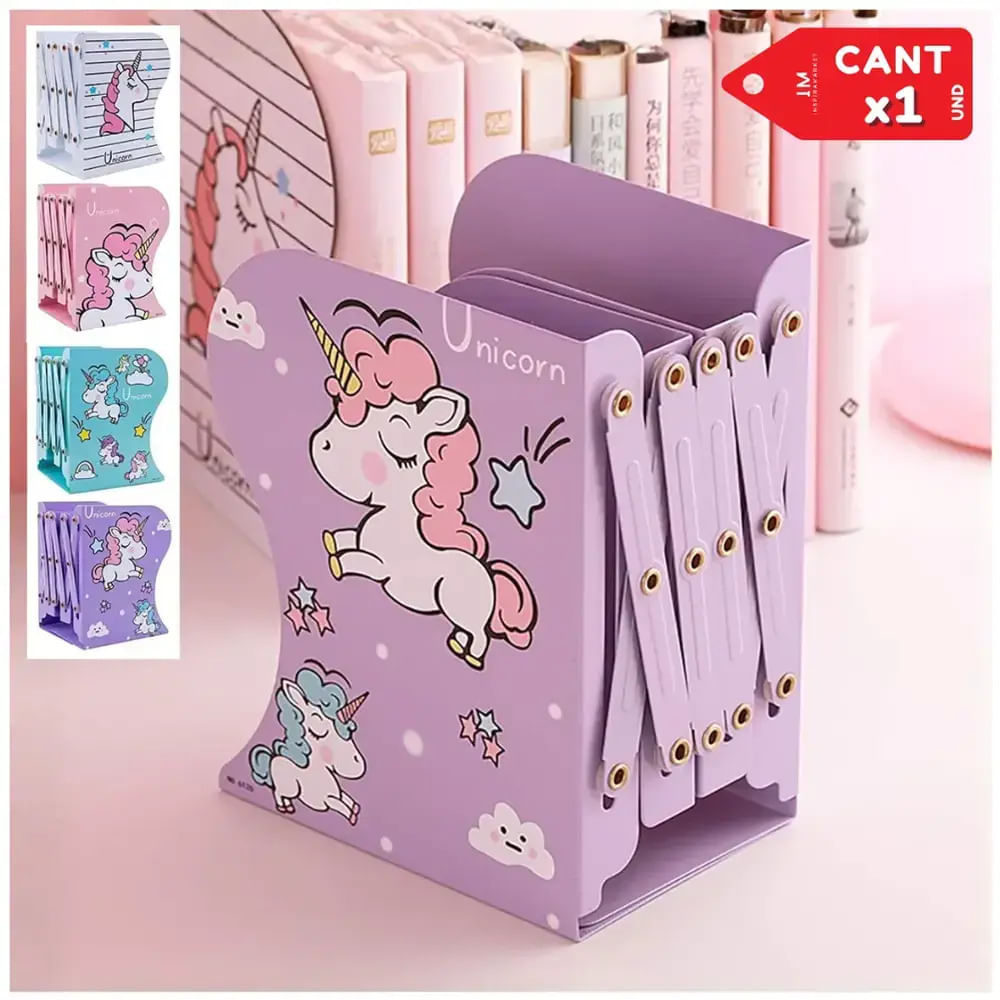 Organizador de Libros Extensible de Metal Estilo Ajustable para Escritorio y Oficina Aleatorio