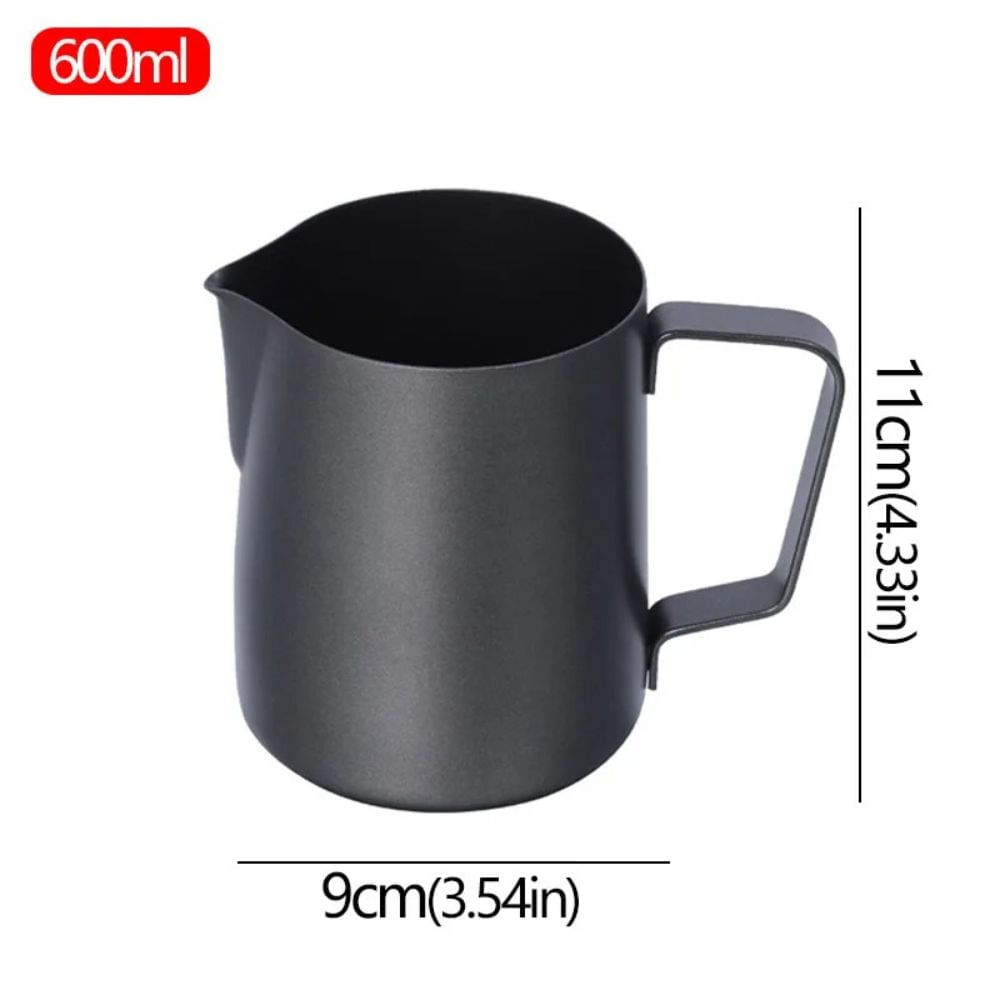 Jarra barista color negro 600 ml