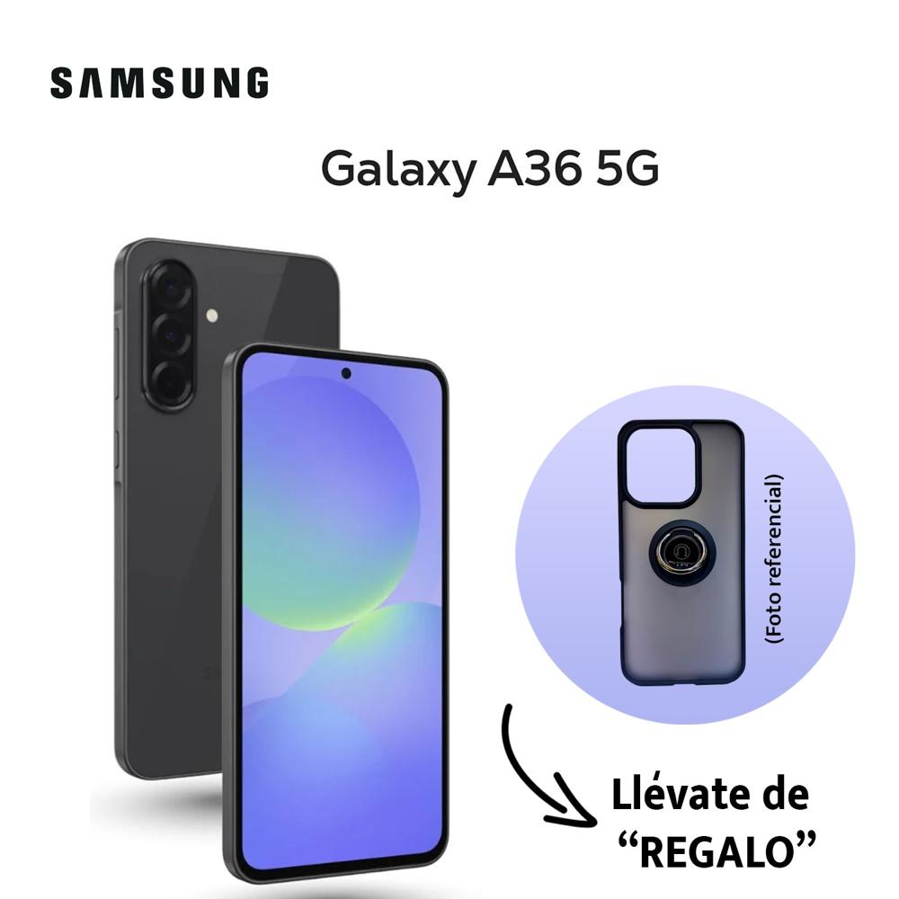 SAMSUNG A36 5G 6GB RAM 128GB NEGRO CON ESTUCHE DE REGALO