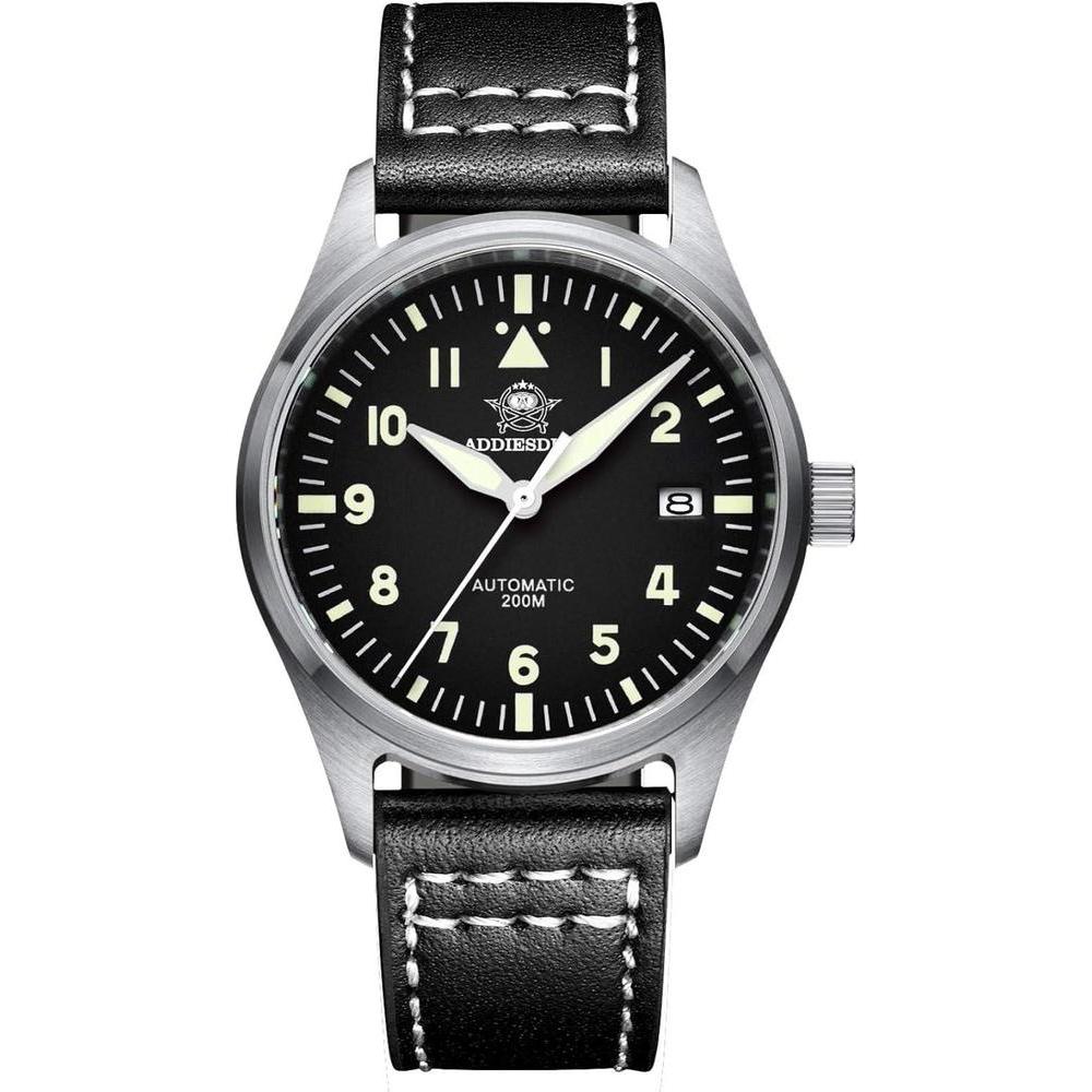 Reloj automático ADDIESDIVE para hombre de acero inoxidable