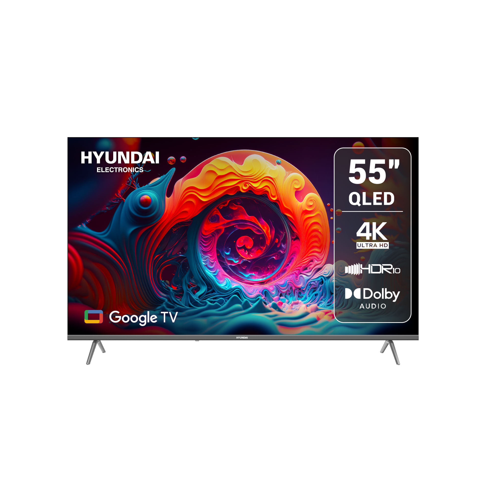 Televisor Hyundai 55"" HYLED5529QG UHD 4K QLED Smart