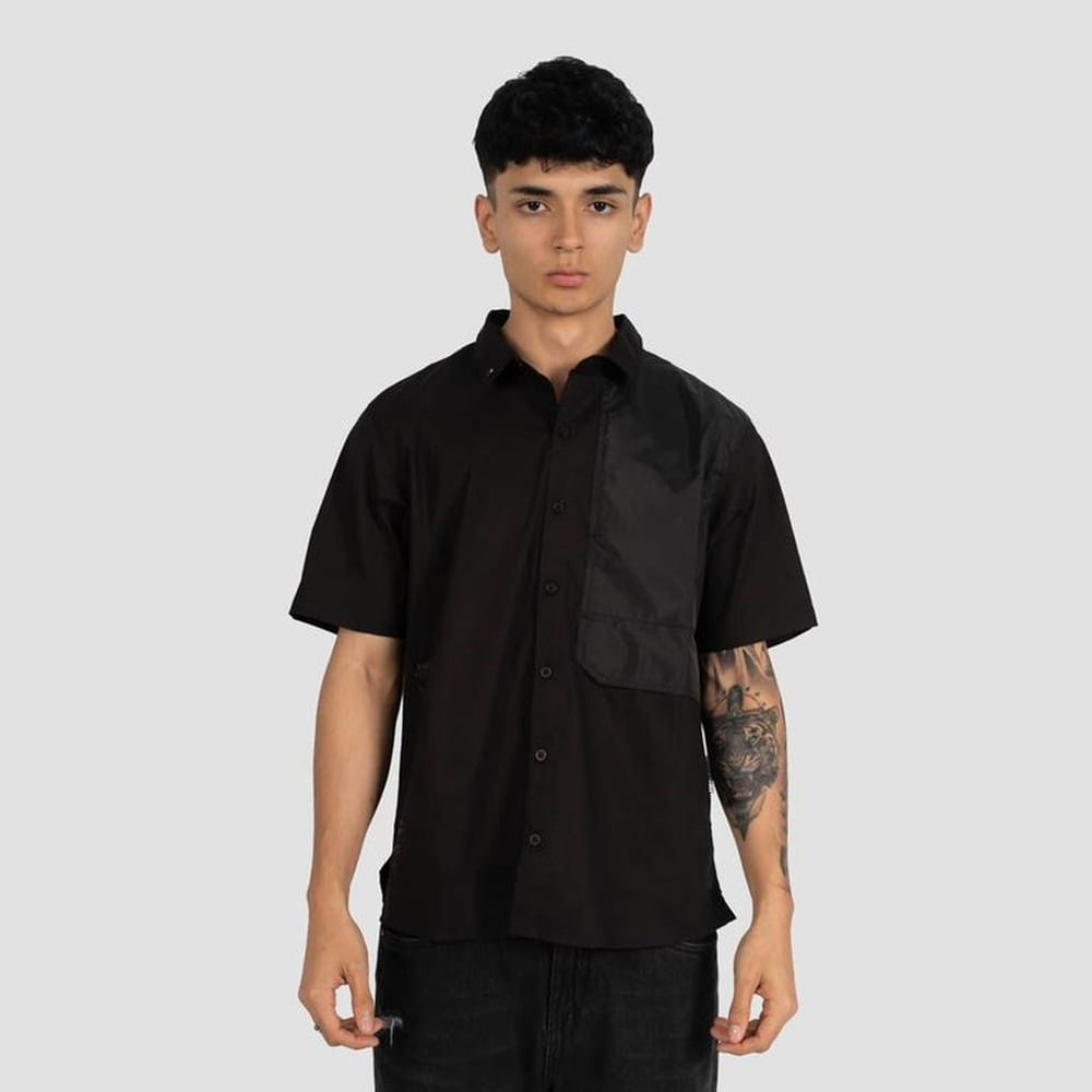 CAMISA MC HP23STALIN POPELINA L Negro CAMISA MC HP23STALIN POPELINA L Negro