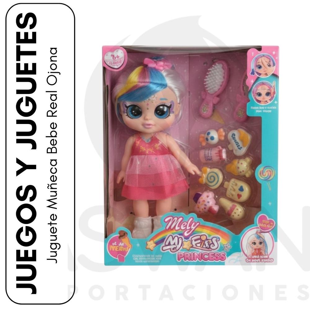 Juguete Muñeca Bebe Real Ojona Juguete Muñeca Bebe Real Ojona