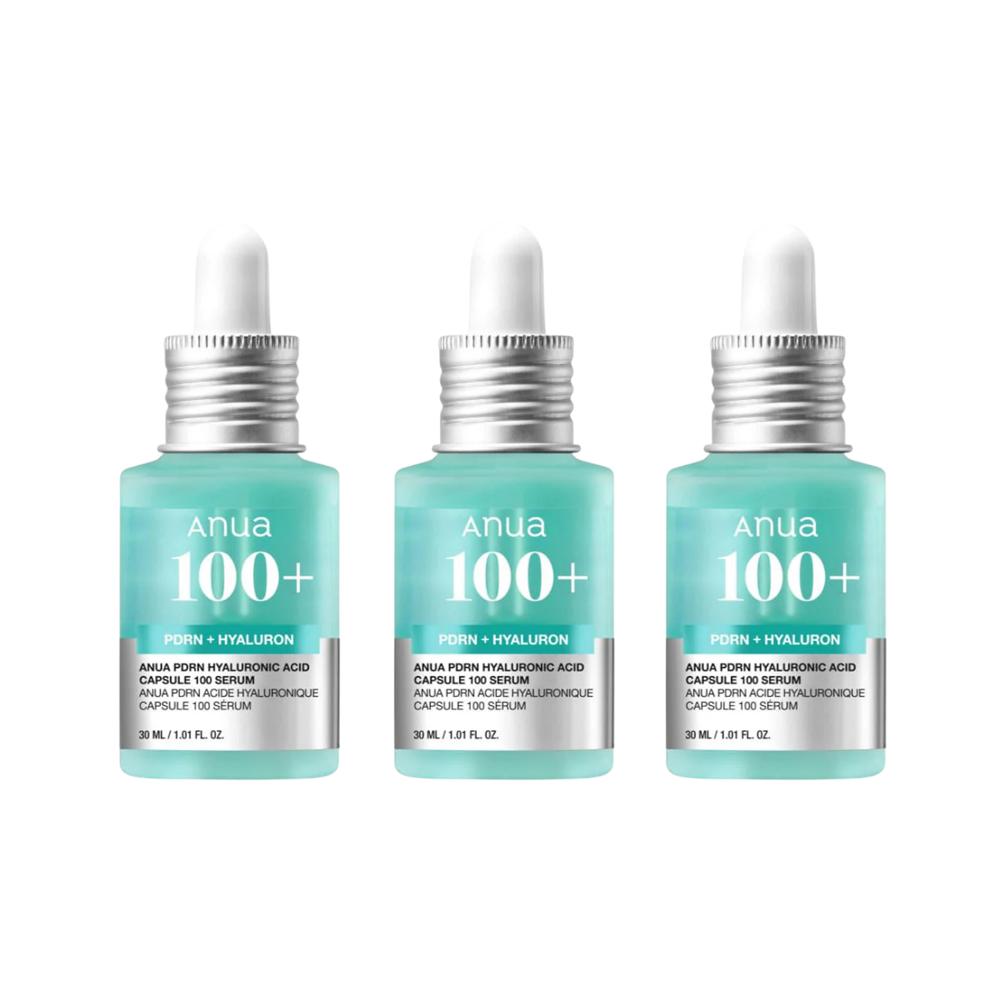 Serum PDRN Hyaluronic Acid Capsule 100+ ANUA 30ml 3 Unidades