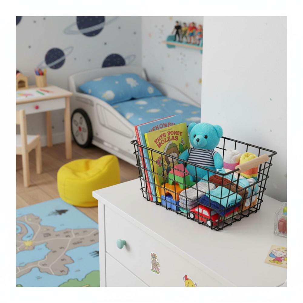 Canastilla Organizador Metal Pack 3 Unids Canastilla Organizador Metal Pack 3 Unids