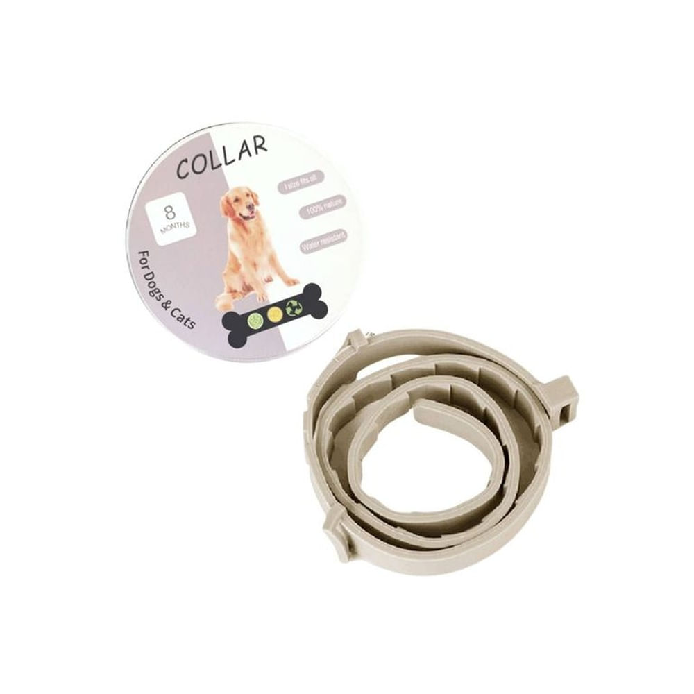 Collar Antipulgas Graduable-Perros Protección 8 Meses Blanco Verde Collar Antipulgas Graduable-Perros Protección 8 Meses Blanco Verde